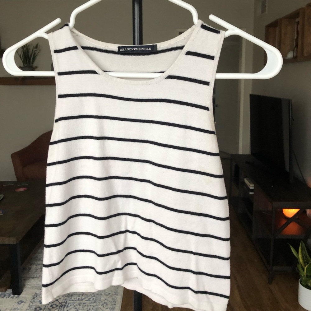 Striped crop top